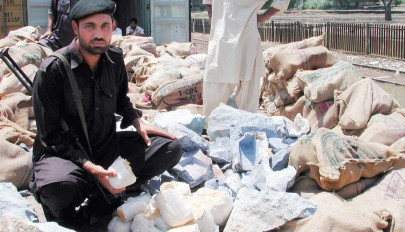 heroin stuffed stones seized heroin stuffed stones seized