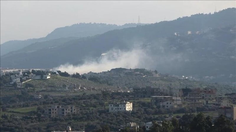 hezbollah announced in a statement that it targeted a kiryat shmona barracks near the lebanese border photo anadolu agency