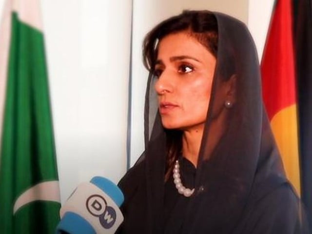 minister of state for foreign affairs hina rabbani says pakistan wanted to continue to remain engaged even more intensively with international regulatory system screengrab