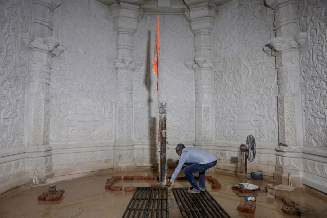 the under construction hindu ram temple in ayodhya in india july 9 2023 photo reuters the under construction hindu ram temple in ayodhya in india july 9 2023 photo reuters