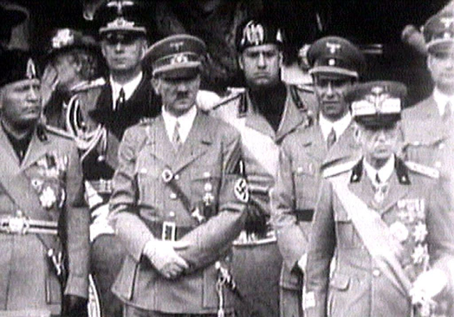 king victor emanuel iii adolf hitler and benito mussolini watch fascist troops march in central rome in 1941 photo reuters file king victor emanuel iii adolf hitler and benito mussolini watch fascist troops march in central rome in 1941 photo reuters file