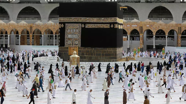 pilgrims circle kaaba along socially distanced paths in the final ritual of the hajj photo afp file pilgrims circle kaaba along socially distanced paths in the final ritual of the hajj photo afp file