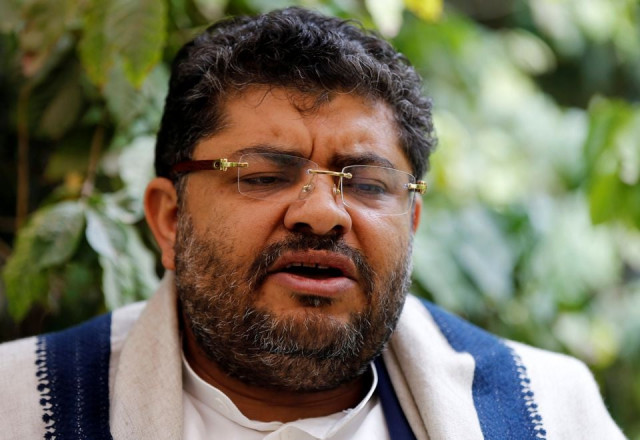 mohamed ali al houthi head of the houthi supreme revolutionary committee talks during an interview with reuters in sanaa yemen august 1 2018 photo reuters file mohamed ali al houthi head of the houthi supreme revolutionary committee talks during an interview with reuters in sanaa yemen august 1 2018 photo reuters file