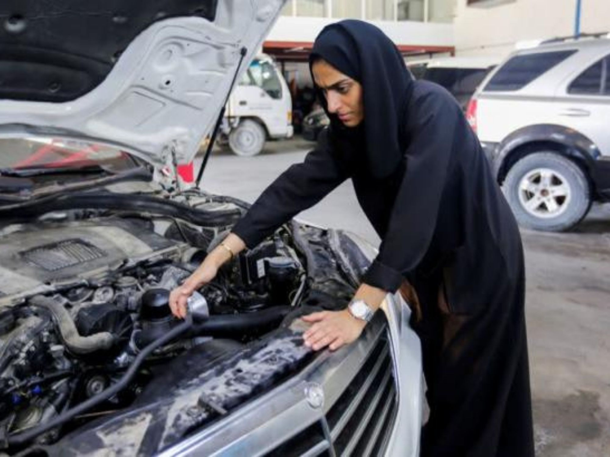 Female car repair shop owner blazes a trail in UAE