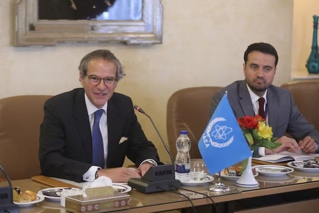 iaea director general grossi meets with the head of iran s atomic energy organization not pictured in isfahan iran may 7 2024 photo reuters iaea director general grossi meets with the head of iran s atomic energy organization not pictured in isfahan iran may 7 2024 photo reuters