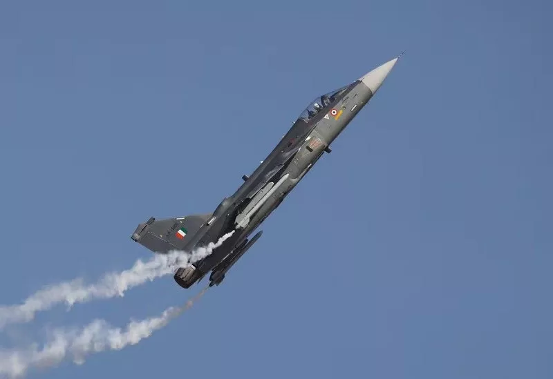 an iaf light combat aircraft tejas at the hindon air force station on the outskirts of new delhi india october 8 2019 photo reuters an iaf light combat aircraft tejas at the hindon air force station on the outskirts of new delhi india october 8 2019 photo reuters