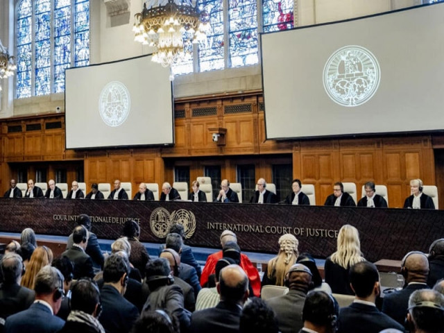 icj president joan donoghue c speaks at the international court of justice icj prior to the verdict announcement in the genocide case against israel brought by south africa in the hague on january 26 2024 photo afp icj president joan donoghue c speaks at the international court of justice icj prior to the verdict announcement in the genocide case against israel brought by south africa in the hague on january 26 2024 photo afp