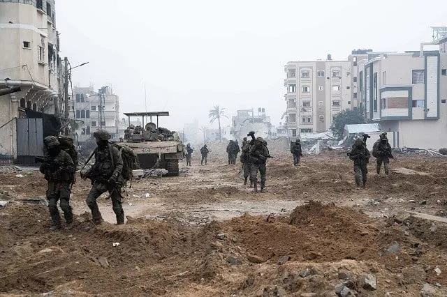 this handout picture released by the israeli army on february 1 2024 shows israeli troops operating in the gaza strip amid ongoing battles between israel and the palestinian group hamas photo afp this handout picture released by the israeli army on february 1 2024 shows israeli troops operating in the gaza strip amid ongoing battles between israel and the palestinian group hamas photo afp
