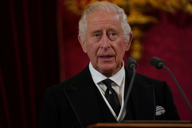 britain s king charles iii speaks during the accession council ceremony at st james s palace where he is formally proclaimed britain s new monarch following the death of queen elizabeth ii in london britain september 10 2022 jonathan brady pool via reuters britain s king charles iii speaks during the accession council ceremony at st james s palace where he is formally proclaimed britain s new monarch following the death of queen elizabeth ii in london britain september 10 2022 jonathan brady pool via reuters