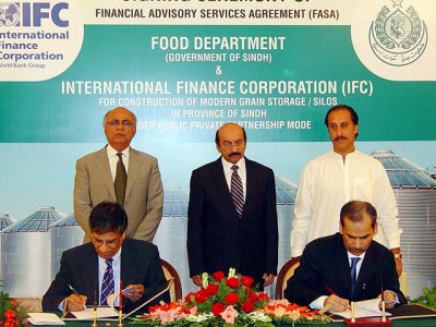 ifc to help sindh set up grain storages