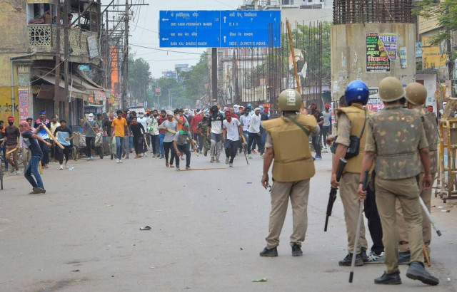 one dead in india unrest over military hiring some gatherings banned one dead in india unrest over military hiring some gatherings banned