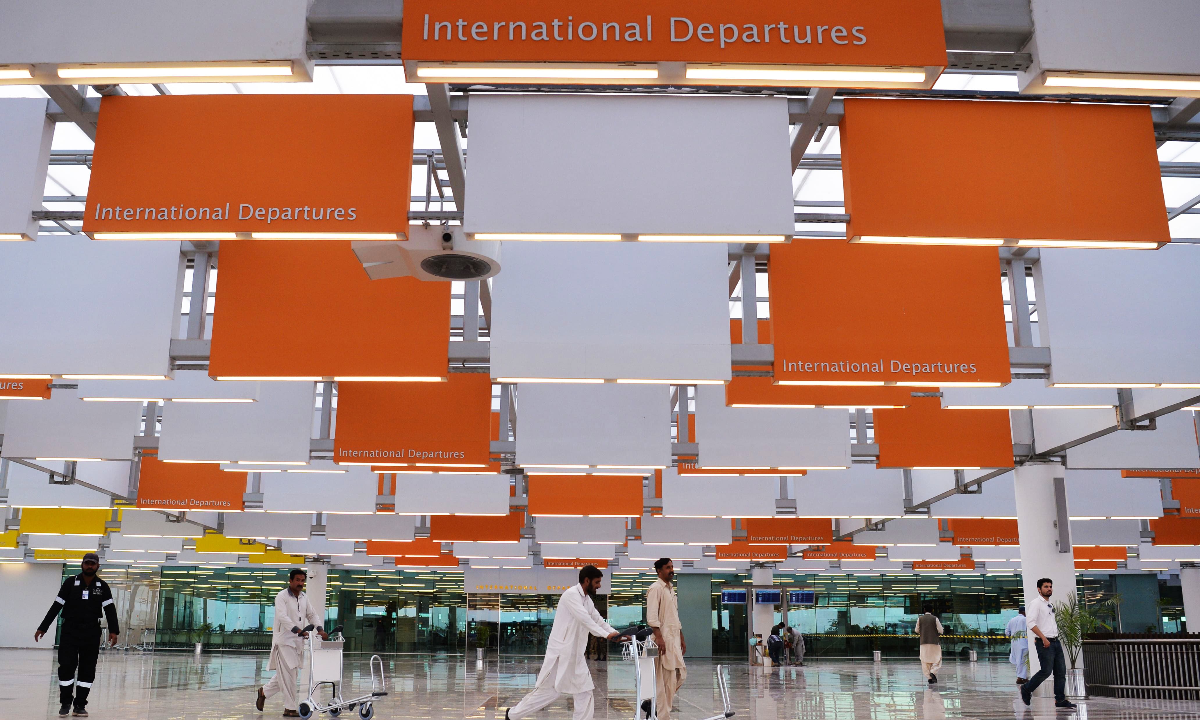 islamabad international airport photo afp