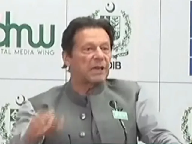 prime minister imran khan addressing digital media development program dmdp in islamabad screengrab prime minister imran khan addressing digital media development program dmdp in islamabad screengrab