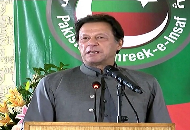 pti chairman imran khan addresses his party s national council in islamabad on august 1 2022 screengrab