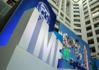 the international monetary fund logo is seen during the imf world bank spring meetings in washington us april 21 2017 photo reuters file