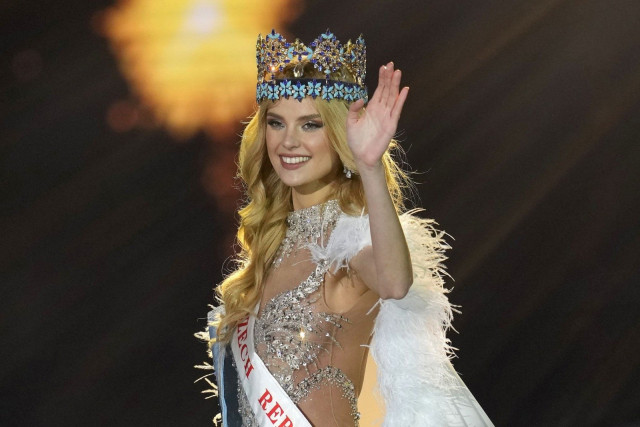 czech republic krystyna pyszkov crowned miss world 2024 in mumbai czech republic krystyna pyszkov crowned miss world 2024 in mumbai