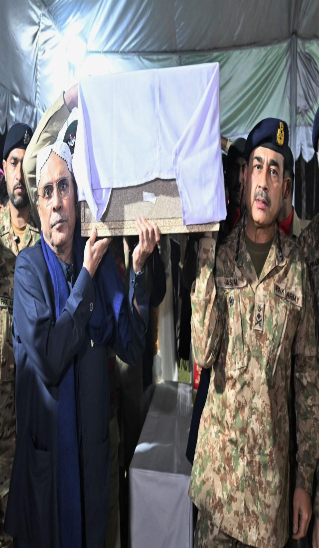 Funeral Prayers Of Martyred Army Officers Offered