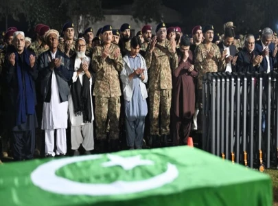 funeral prayers of army officers martyred in waziristan attack offered