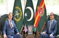 chief of army staff coas general syed asim munir in conversation general sir patrick sanders of the united kingdom uk army at the national defence university ndu at the 6th pakistan uk regional stabilization conference held on april 30 2024