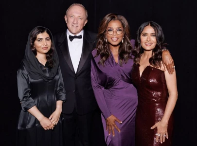 malala puts her best foot forward as she dines with oprah kim kardashian among others