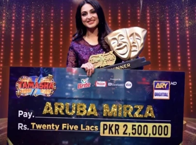 voters declare aruba mirza winner of tamasha season 2