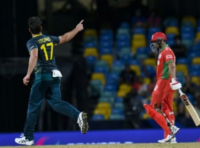 stoinis shines as australia cruise past oman in opener stoinis shines as australia cruise past oman in opener