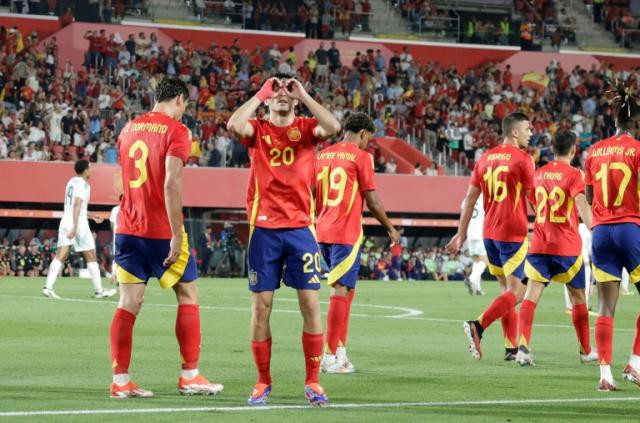 Pedri brace helps Spain thrash Northern Ireland before Euros | The Express Tribune