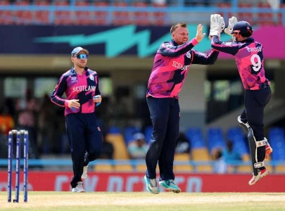scotland cruise to seven wicket victory over oman at t20 world cup scotland cruise to seven wicket victory over oman at t20 world cup