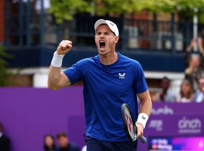 murray wins queen s opener in 1 000th match of career murray wins queen s opener in 1 000th match of career