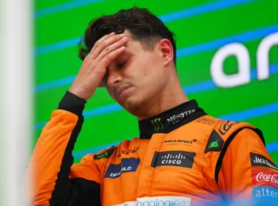 frustrated norris says mclaren are on a roll