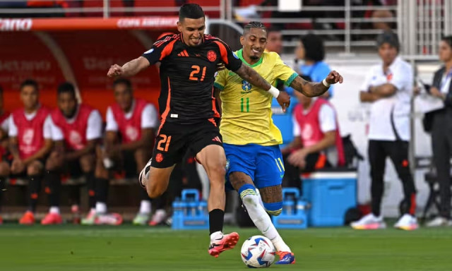 brazil held by colombia in copa america to face uruguay quarter final brazil held by colombia in copa america to face uruguay quarter final