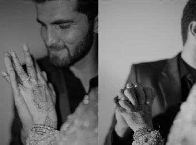 shaheen shah afridi welcomes his special one with newly released photos from the couple s wedding