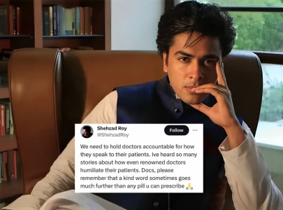 shehzad roy calls out healthcare professionals for sharpness of tongue