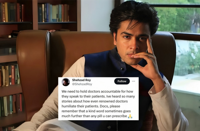 shehzad roy calls out healthcare professionals for sharpness of tongue shehzad roy calls out healthcare professionals for sharpness of tongue