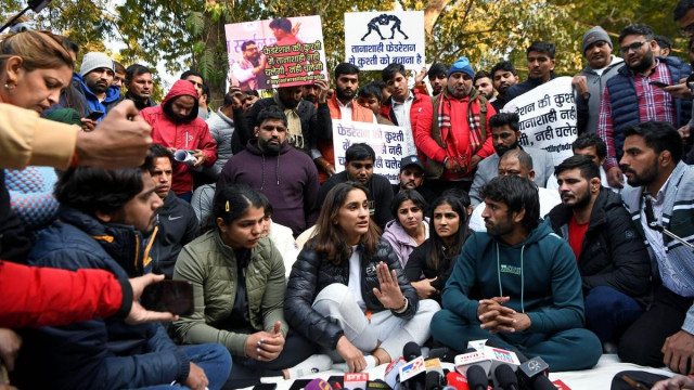 indian wrestlers call off protest against sexual harassment indian wrestlers call off protest against sexual harassment