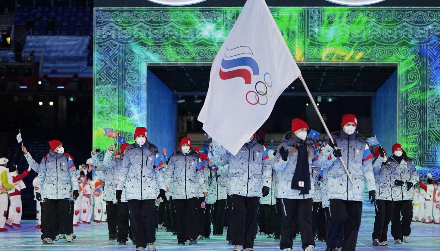 violation the ioc s move came after the russian olympic committee recognised regional organisations from four ukrainian territories annexed since russia s invasion began in 2022 photo afp