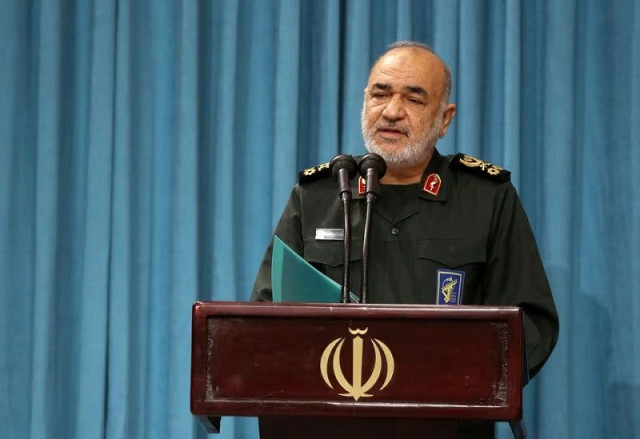 islamic revolutionary guard corps irgc commander in chief major general hossein salami in tehran iran august 17 2023 photo reuters islamic revolutionary guard corps irgc commander in chief major general hossein salami in tehran iran august 17 2023 photo reuters