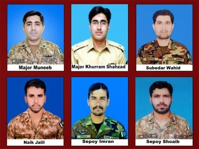 Photo of Two officers, four troops martyred in Harnai helicopter crash