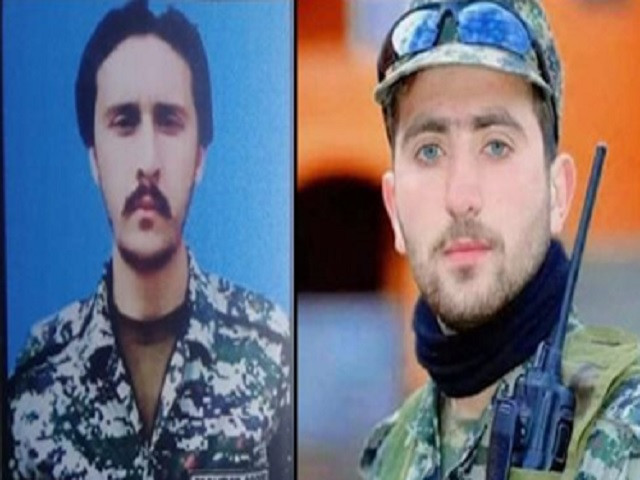 sepoy basit ali l and sepoy waqas ali shah r martyred during an encounter with terrorists in tirah valley khyber district photo ispr