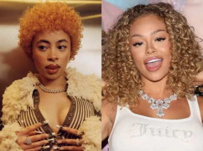 ice spice refutes rumours that think u the s fart is about latto