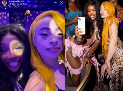 ice spice and sza share new selfie at 2024 bmi awards showcasing growing friendship ice spice and sza share new selfie at 2024 bmi awards showcasing growing friendship