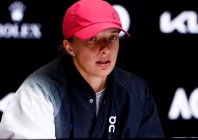 poland s iga swiatek during a press conference after losing her third round match against czech republic s linda noskova photo reuters