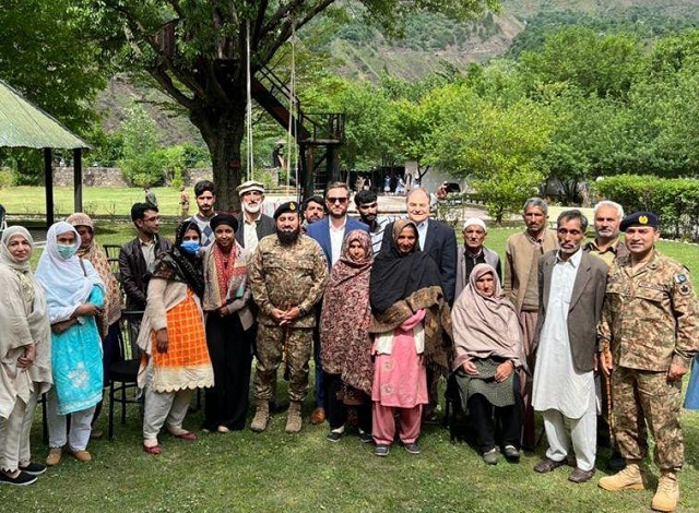 us congresswoman ilhan omar made a rare visit to azad jammu and kashmir ajk on thursday photo twitter sana jamal