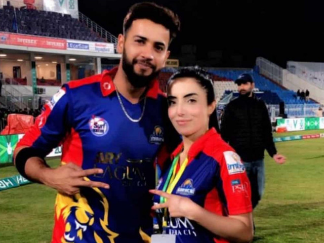 cricketer imad wasim wife sannia ashfaq welcome baby girl cricketer imad wasim wife sannia ashfaq welcome baby girl
