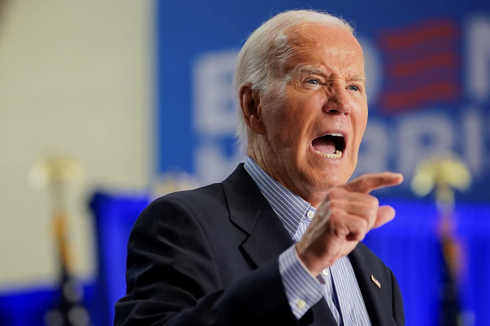 u s president joe biden speaks during a campaign event at sherman middle school in madison wisconsin photo reuters