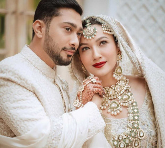 gauahar khan looks ethereal in saira shakira at her wedding gauahar khan looks ethereal in saira shakira at her wedding