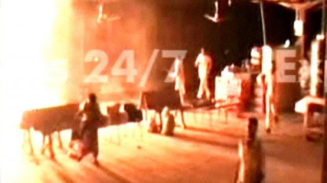 cargo train catches fire in rahim yar khan cargo train catches fire in rahim yar khan
