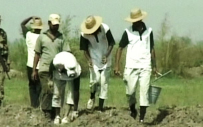 soldier marches to tree plantation record