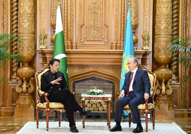 prime minister imran khan meets president of kazakhstan kassym jomart tokayev at dushanbe on the sidelines of the sco meeting photo twitter pakpmo prime minister imran khan meets president of kazakhstan kassym jomart tokayev at dushanbe on the sidelines of the sco meeting photo twitter pakpmo