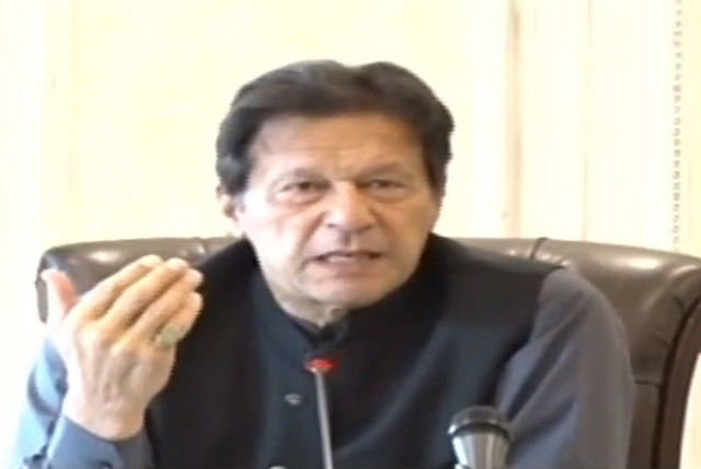 prime minister imran khan addressing the ambassadors representing the organization of islamic cooperation oic on may 4 2021 screengrab